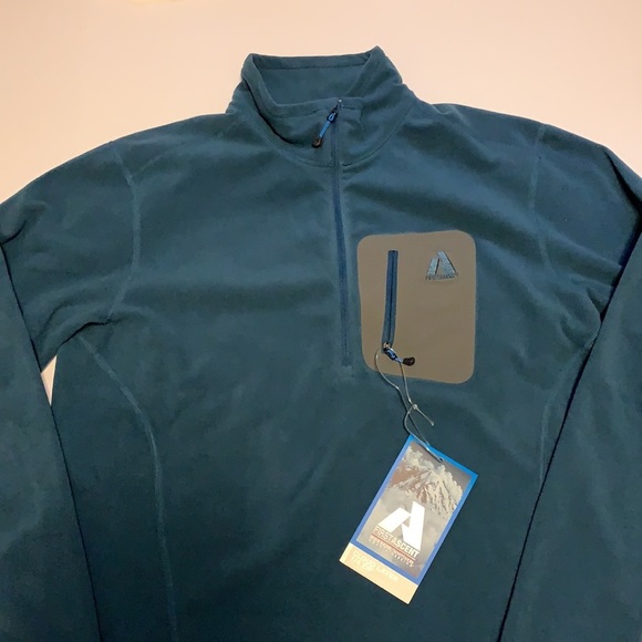 🆕 First Ascent Blue Fleece Base Layer - Men’s Size Large - Picture 3 of 6